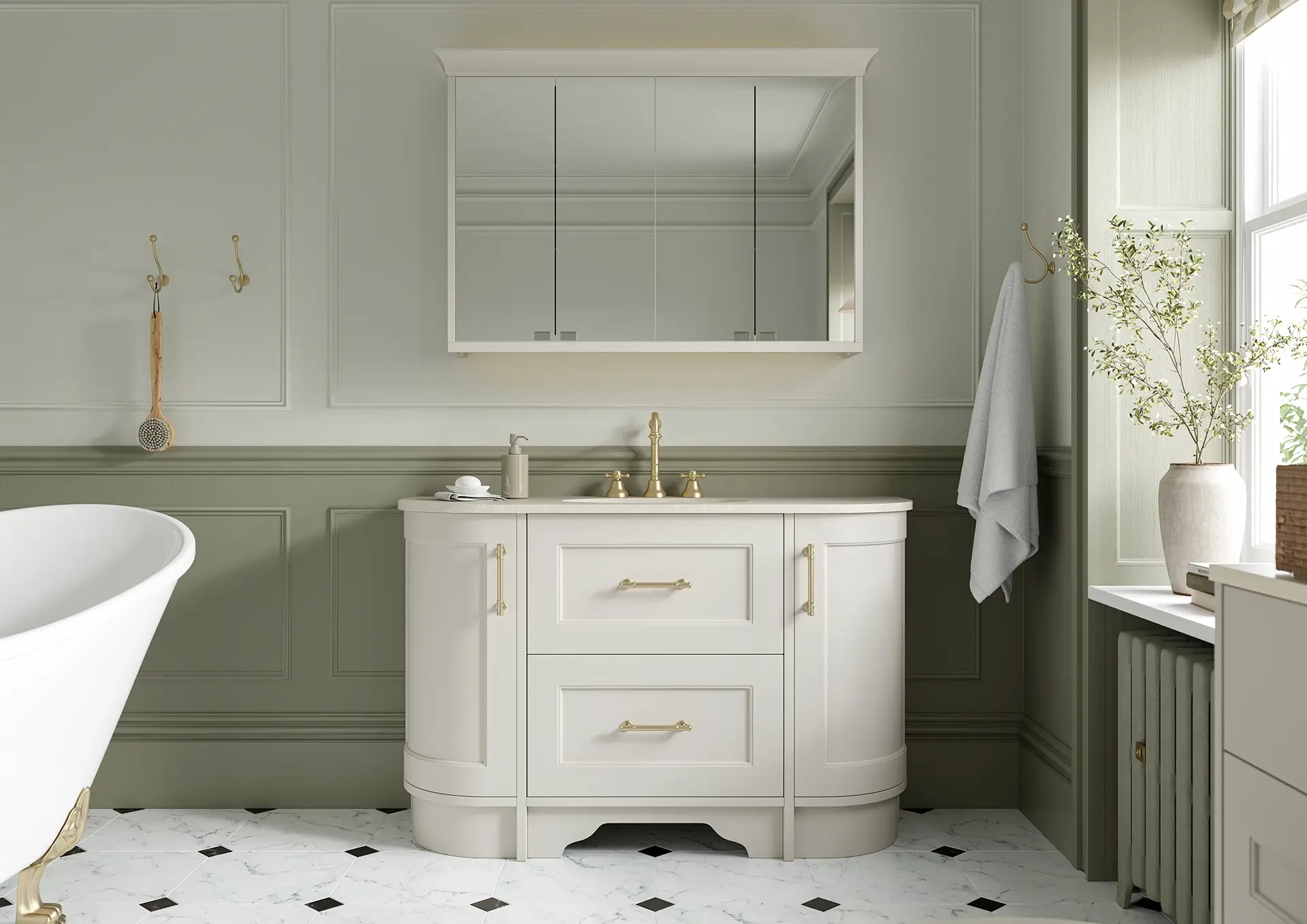 Calypso bathroom units