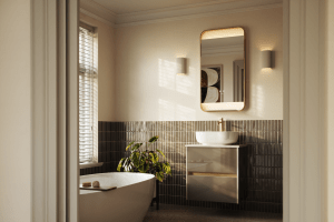 Bowland Bathroom Furniture in Champagne