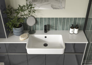 Calypso Bowland Fitted Bathroom Furniture in Metallic Slate