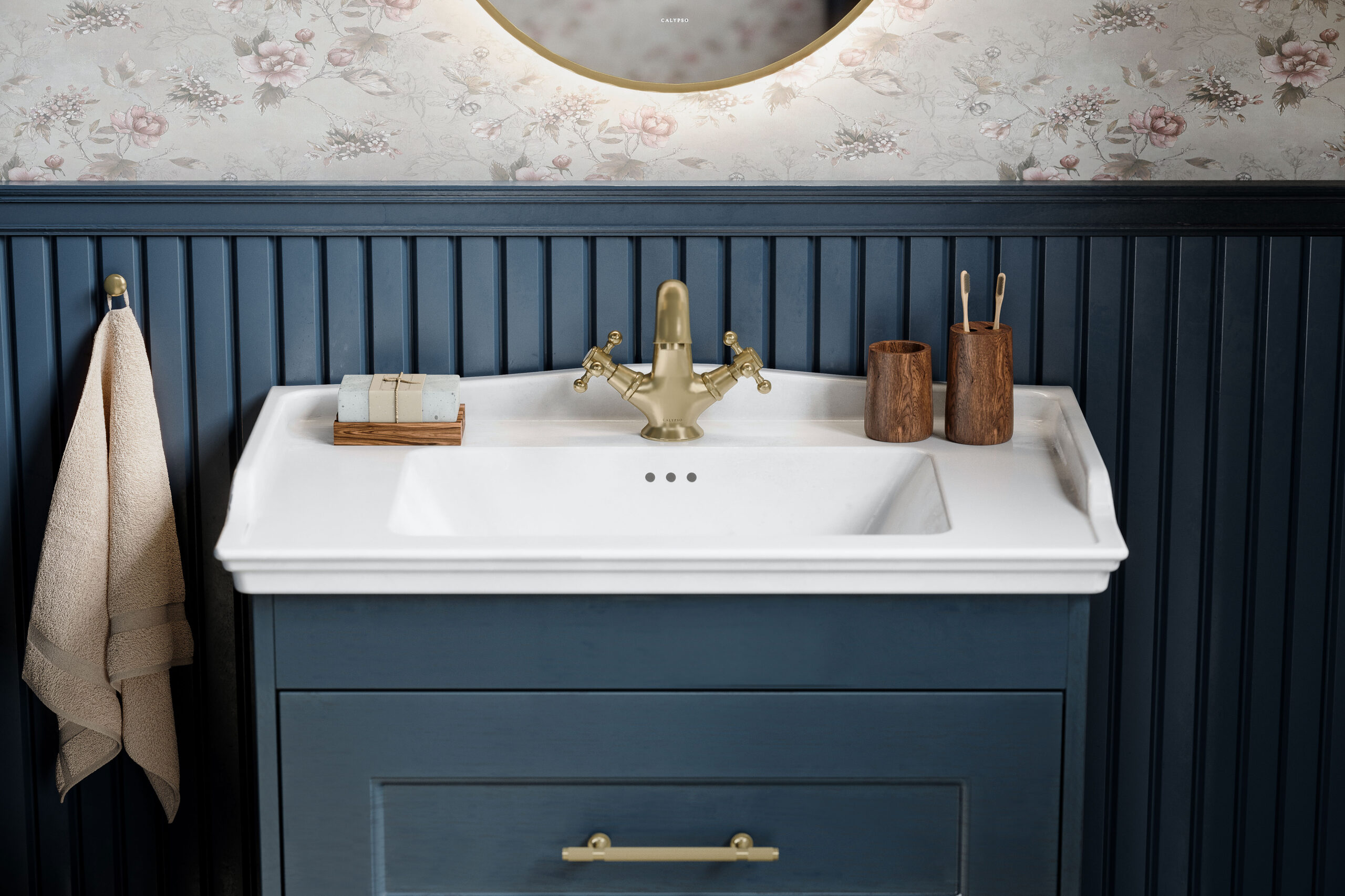 Calypso Bathrooms chelworth contour blue ash