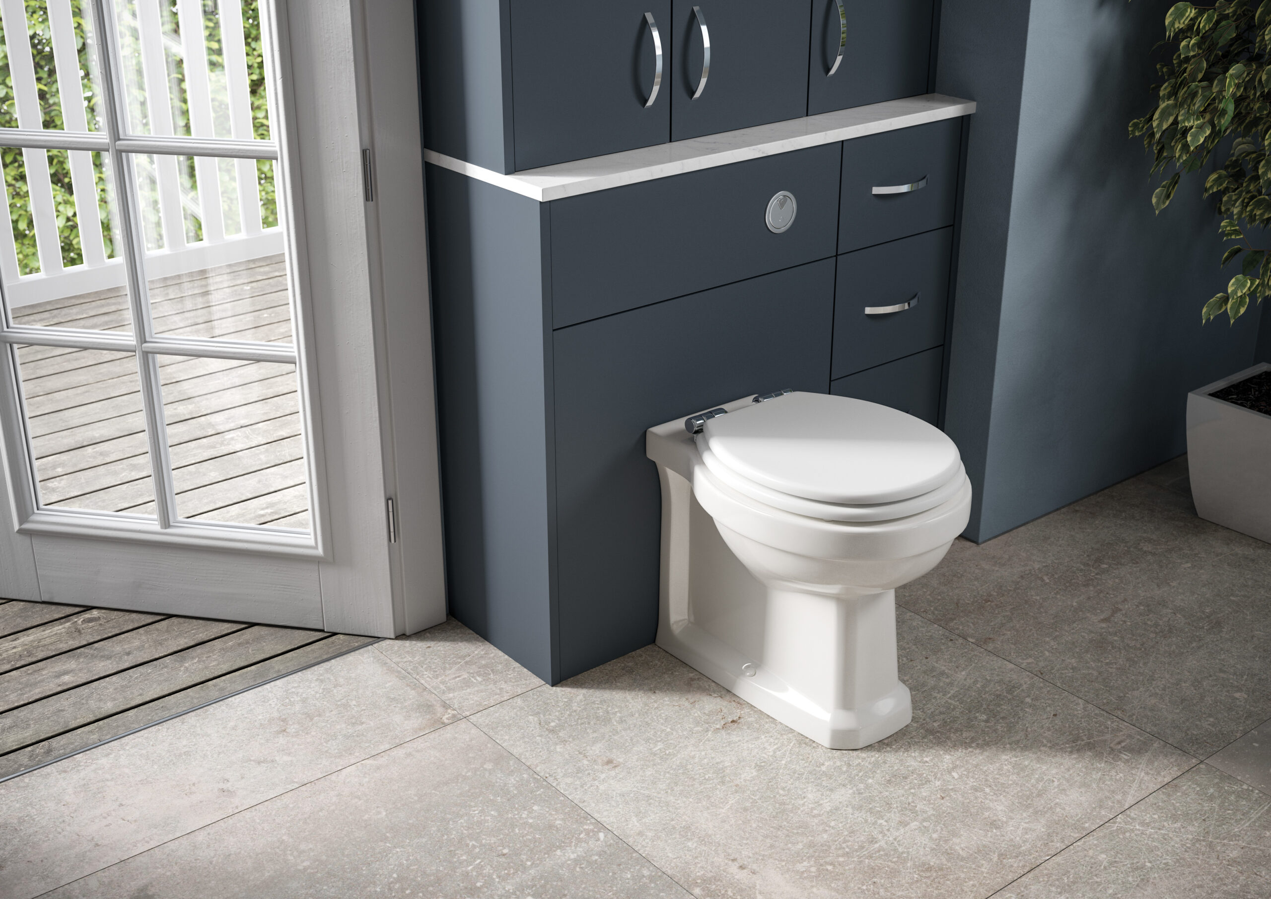 Cheviot Fitted Furniture Calypso blueberry