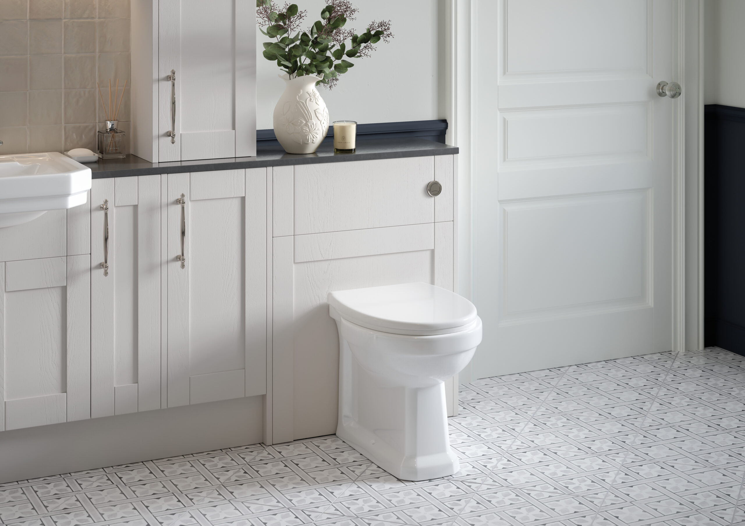 Chiltern Bathroom Furniture Calypso Contour Cashmere
