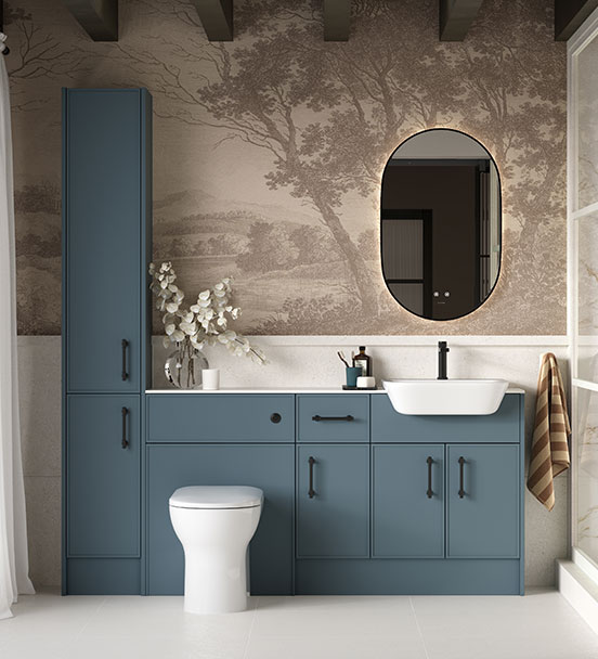 Calypso Bathrooms Dartmoor collection Blue