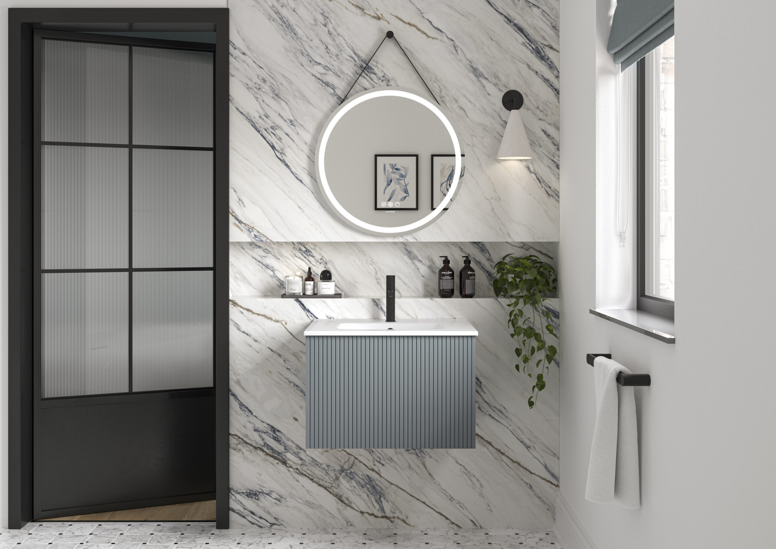 Calypso Bathrooms Minori aegean blue