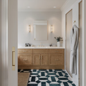 Calypso solid oak bathroom