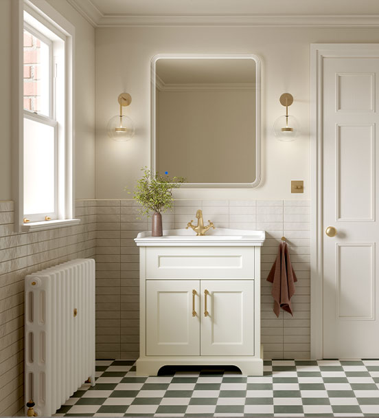Charlbury Bathroom Furniture Cream