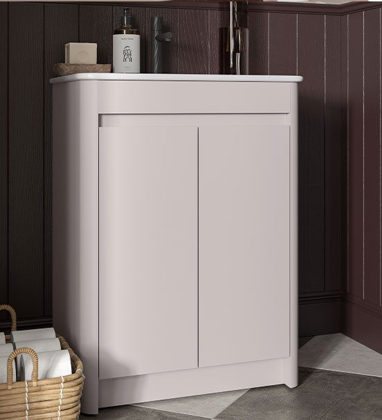 Sora Bathroom Furniture Cream