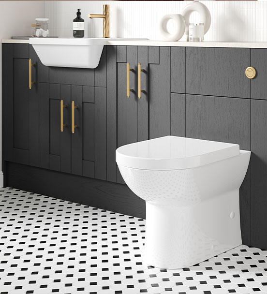 Chiltern calypso Bathroom Furniture Dark grey