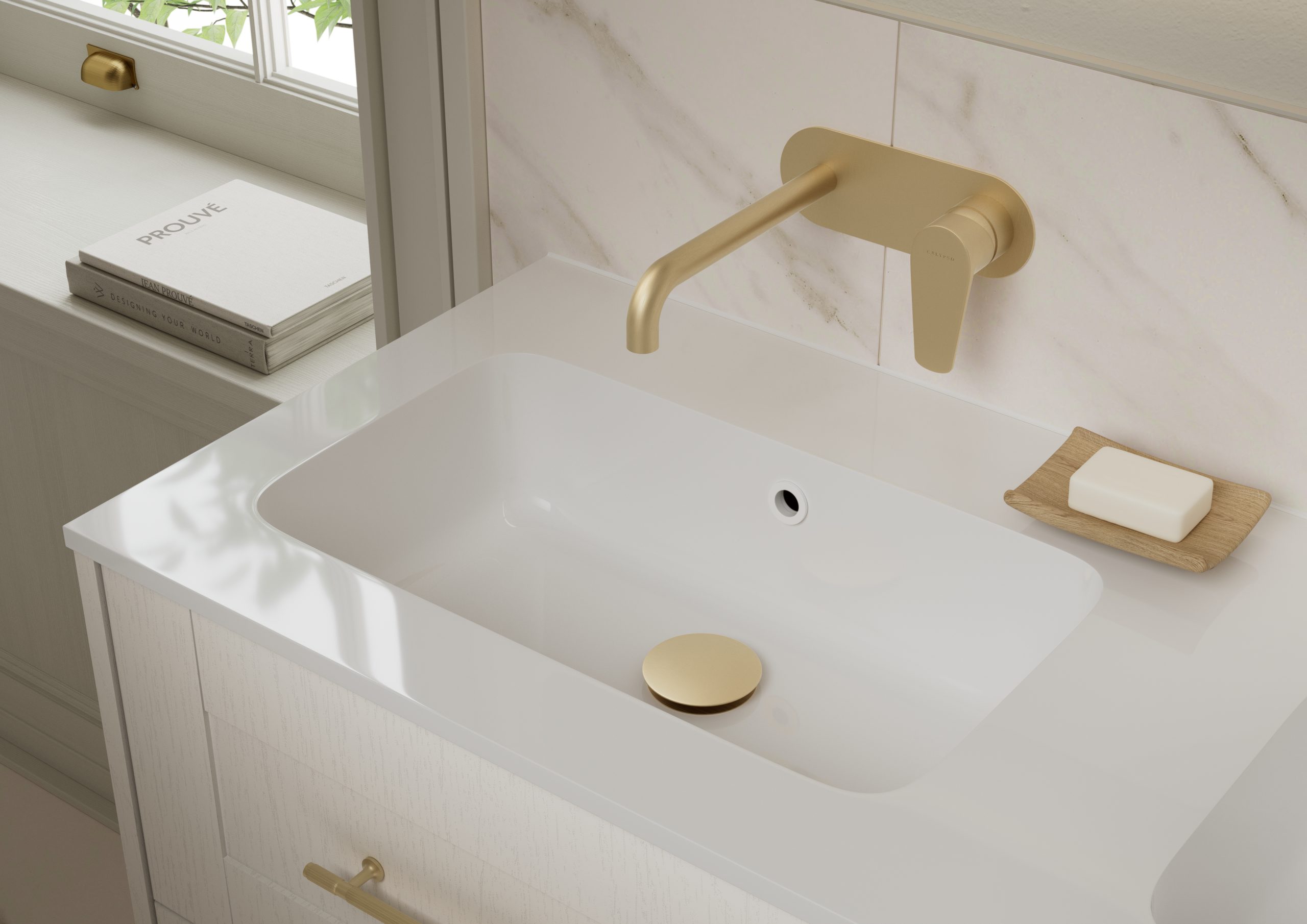 Chiltern Bathroom Furniture Calypso Contour Porcelain White