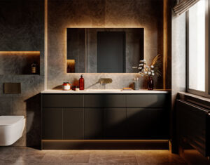setler black fitted furniture calypso