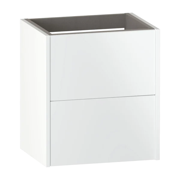 Cheviot Wall Hung Vanity Unit 500 Two Drawer Slim