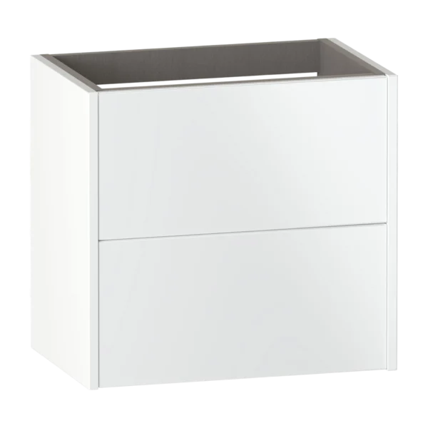 Cheviot Wall Hung Vanity Unit 600 Two Drawer Slim
