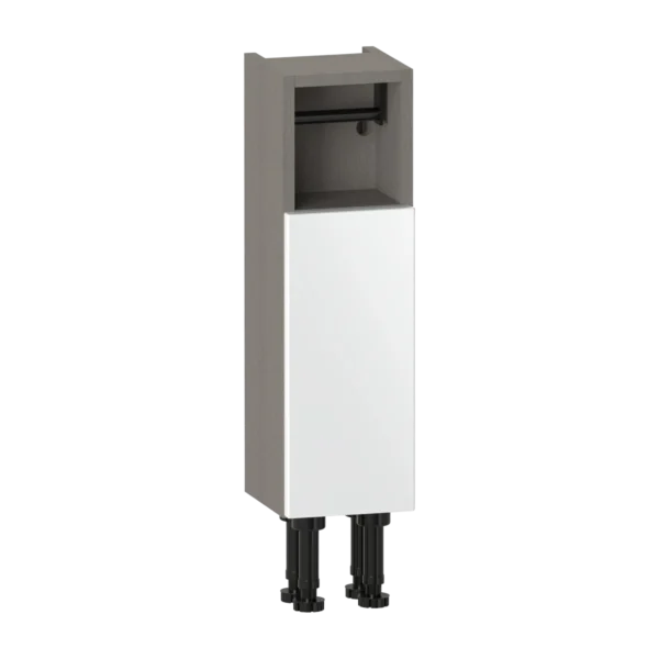 Cheviot Toilet Roll Unit 200 Open Top Slim Left Hinged