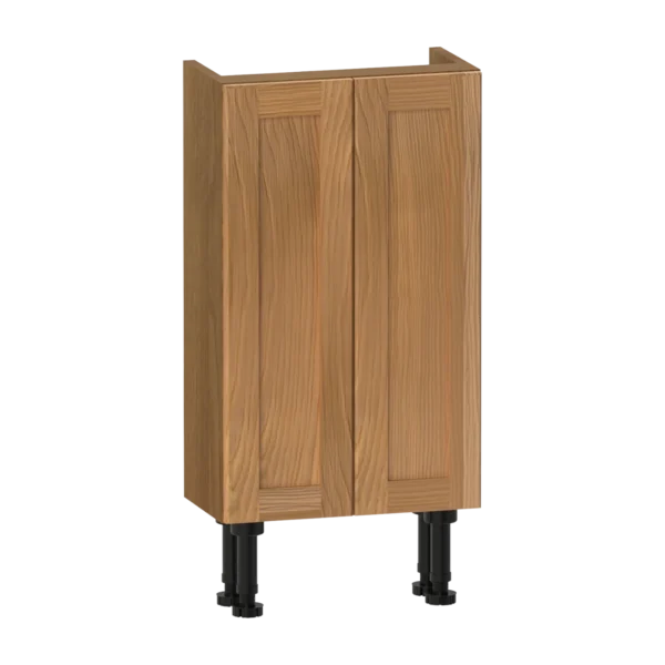 Solid Oak Base Unit 400 Two Door Slim
