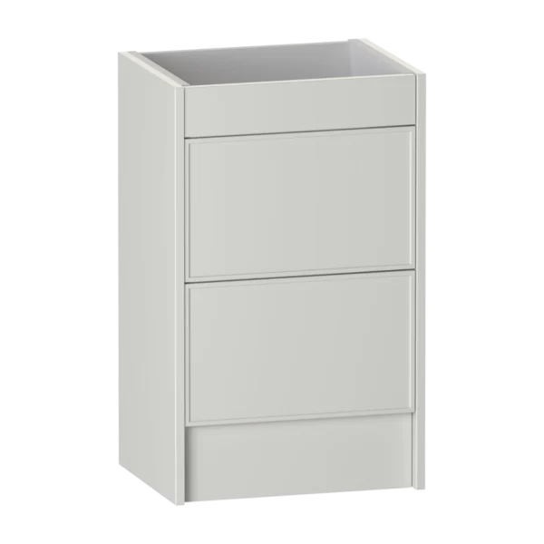 Dartmoor Floor Standing Vanity Unit 500 Two Drawer Slim