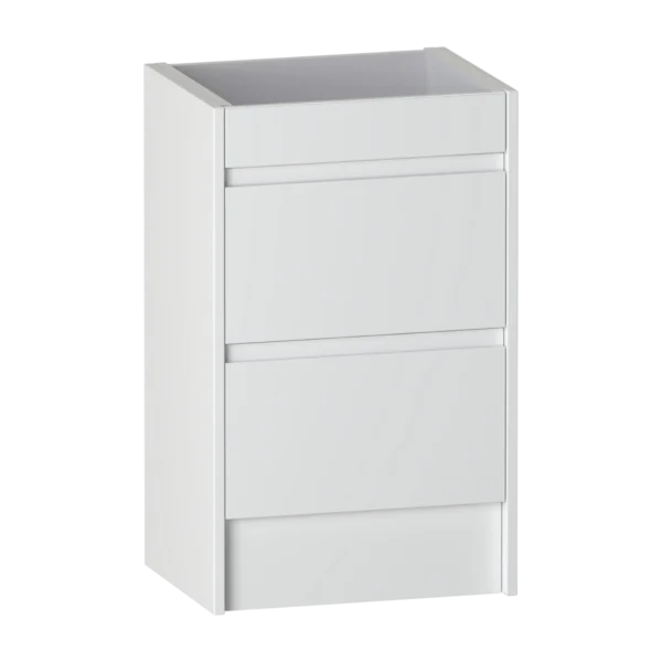 Selter Floor Standing Vanity Unit 500 Two Drawer Slim