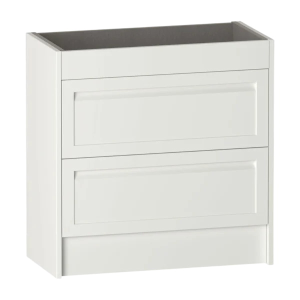 Kentmere Floor Standing Vanity Unit 800 Two Drawer Slim