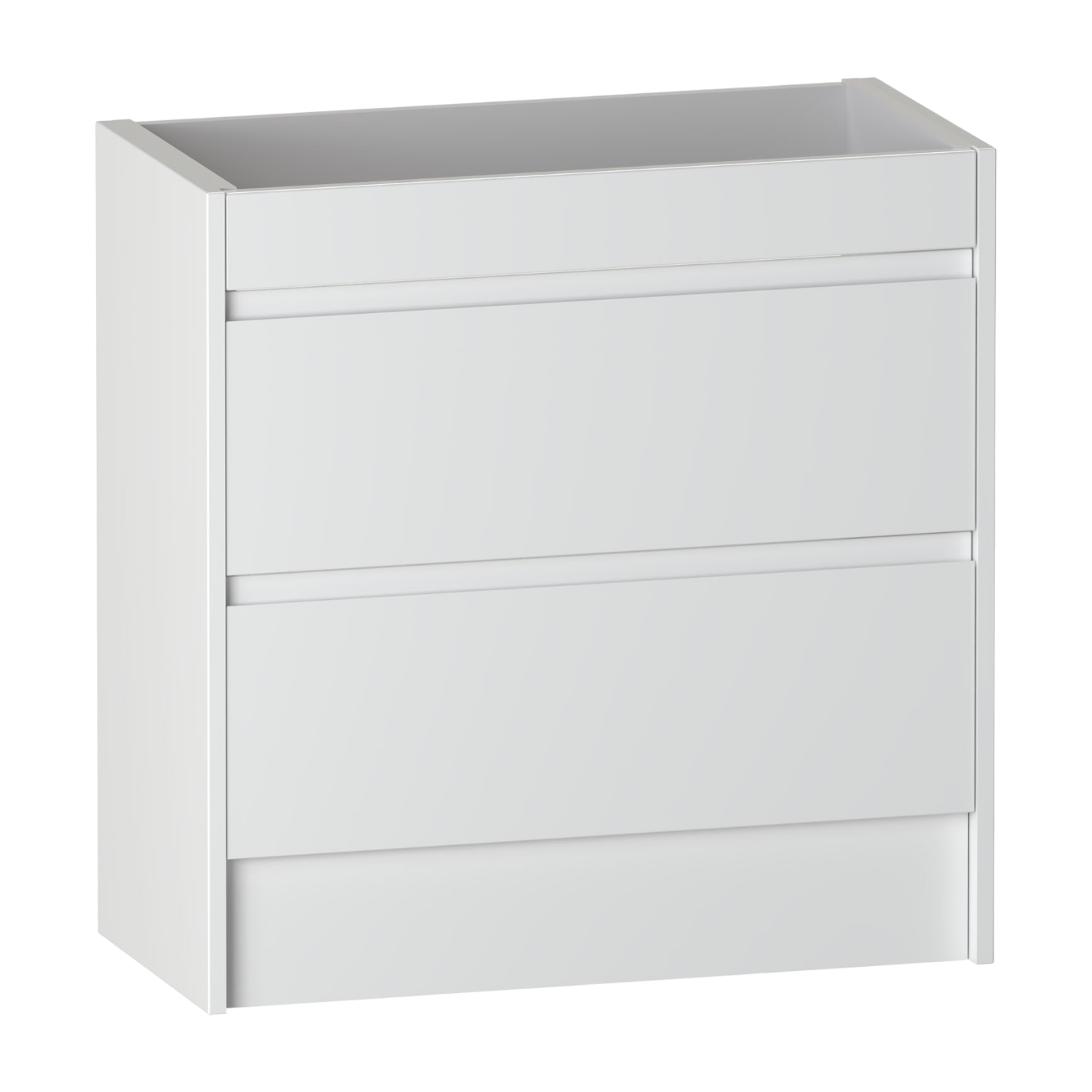 Selter Floor Standing Vanity Unit 800 Two Drawer Slim