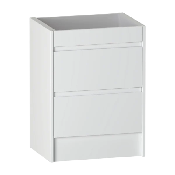 Selter Floor Standing Vanity Unit 600 Two Drawer Standard
