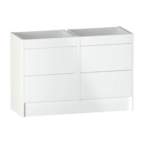 Brecon Floor Standing Vanity Unit 1200 Four Drawer Standard