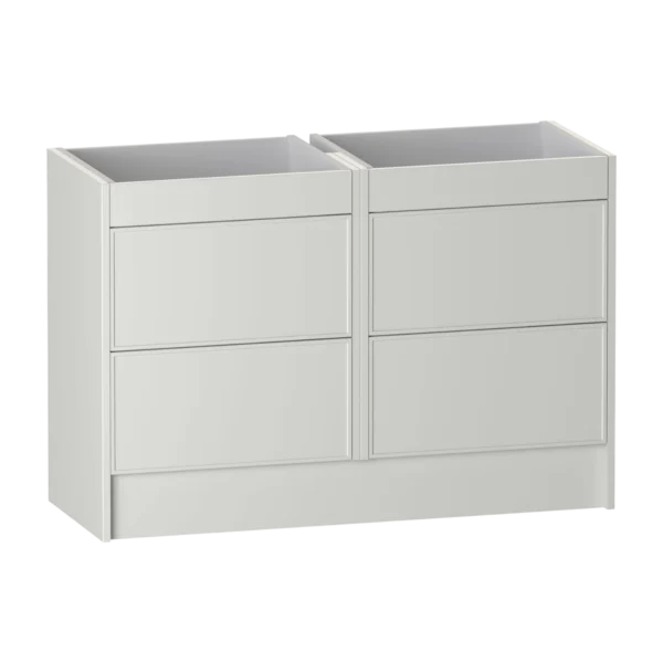 Dartmoor Floor Standing Vanity Unit 1200 Four Drawer Standard