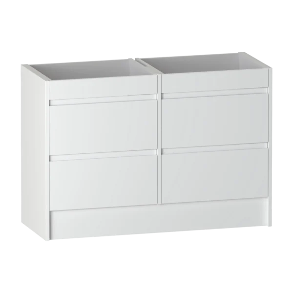 Selter Floor Standing Vanity Unit 1200 Four Drawer Standard