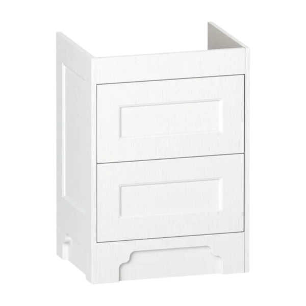 Chelworth Floor Standing Vanity Unit 600 Two Drawer