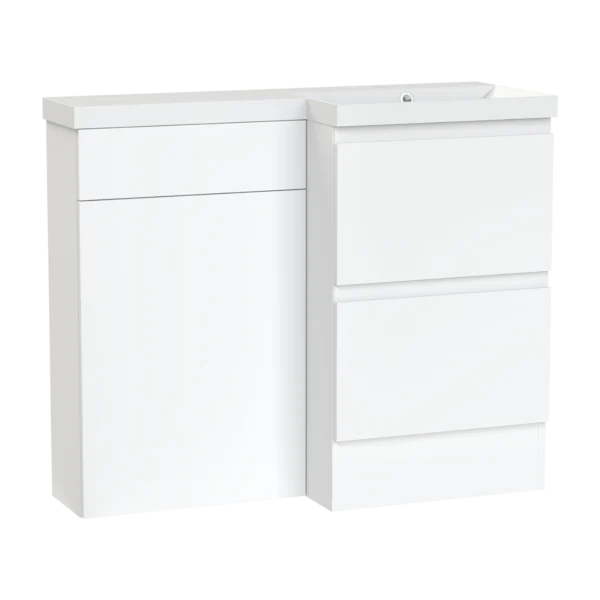 Veneto Vanity Set 1010 Two Drawer Right Hand Basin