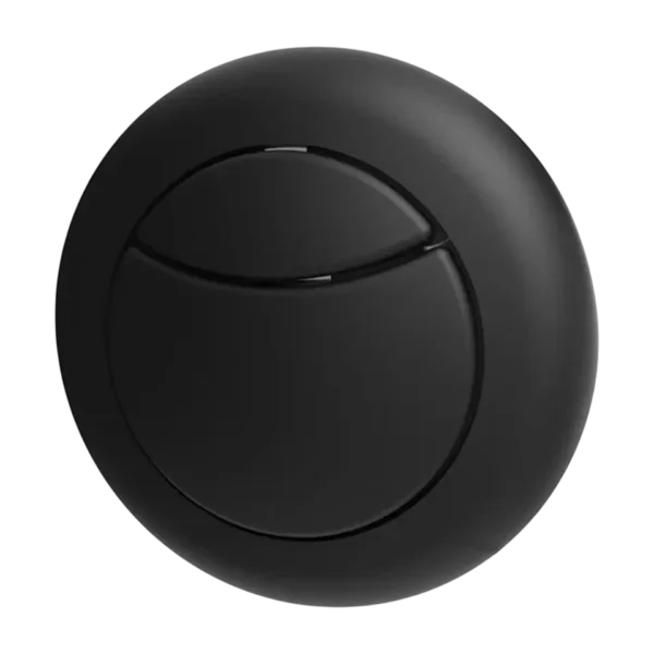 Cistern Flush Dio Round Button Black