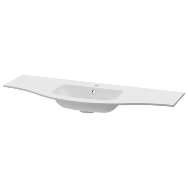 Farra Cast Vanity Wing Basin 1380 Centre Bowl White