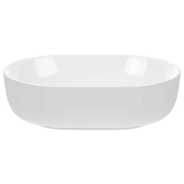 Dakota Ceramic Sit-On Basin 500 White