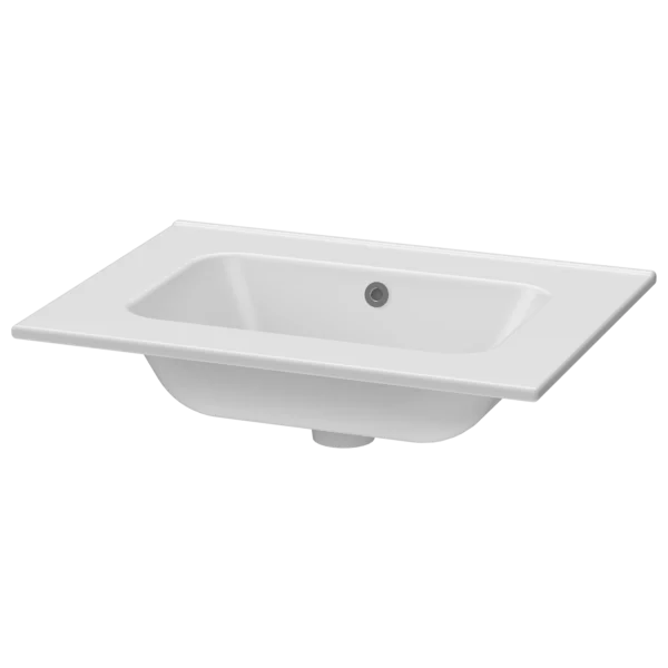 Serrenti Ceramic Vanity Basin 610 White NTH